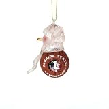 SC Sports Florida State Seminoles Acrylic Basketball Snowman Ornament (Set of 2)