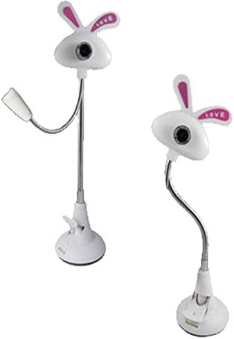 Xzhacc 5Mp Cute Rabbit Shaped Usb Pc Webcam Camera Pink
