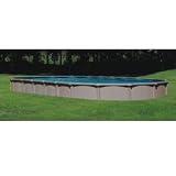 Bermuda 15 in X 30 ft Oval 54 Inch Aluminum Pool