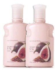 Bath & Body Works Brown Sugar and Fig Body Lotion 8 oz. (2-Pack)