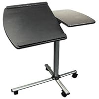 Split-Top Laptop Caddy Portable Adjustable Rollin