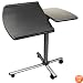 Split-Top Laptop Caddy! Portable Adjustable Rollin