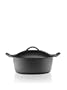 Lodge Pro Logic 4-Quart Cast Iron Dutch Oven, Black