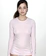 American Apparel Women's Sheer Jersey Long Sleeve T-shirt - Tee American Apparel Women's Sheer Jersey Long Sleeve T-shirt - Tee