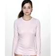 American Apparel Women's Sheer Jersey Long Sleeve T-shirt - Tee