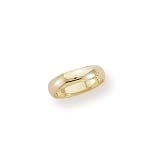 10k Yellow Gold 5mm Traditional Men's Wedding Band, Size 9.5