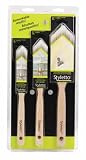 Styletto 00046 Precision Brushes For Trimming and Edging, Set of 3