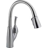 Buy Delta Faucet 989-AR-DST Allora Single Handle Pull-Down Kitchen Faucet, Arctic... by DELTA FAUCET