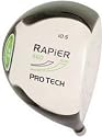 ProTech Rapier 460 Titanium Driver, RH 10.5&ordm; Men's Stiff Flex Graphite Shafted