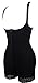 Supplim Women Waist Trainer Corset Shapewear Waist Cincher Body Shaper Bodysuit,Black,XX-Large