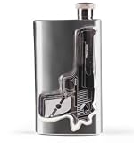 Buy Hand Gun Whiskey Flask - Free Engraving