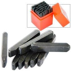 36pcs 1/8" Number & Letter Punch Set NEW