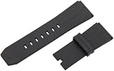 TechnoMarine S9050 Blackwatch Black Rubber Strap 55mm Watch Strap