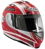 KBC FFR CRUZ RD_WT_BK XL MOTORCYCLE Full-Face-Helmet