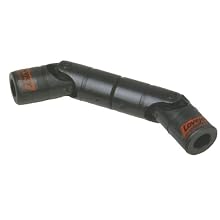 Lovejoy Size DD2B Double Universal Joint, 1/4" Round Bore and 1/4" Round Bore, No Keyway, No Setscrew, 0.50" Outer Diameter, 4.00" Overall Length