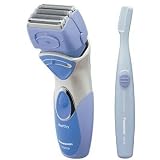 Panasonic ES2208CMB Close Curves Ladies Shaver with Pivot Action, Wet/Dry Shaver with Bonus Personal Groomer