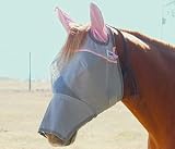 Cashel Fly Mask Pink Long With Ears Arabian or Small Horse