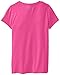 PUMA Big Girls' Short Sleeve Core Tee Shirt, Pink Glo, 12-14 (Large)