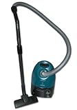 Samsung Mid-Size Canister Vacuum Cleaner Wtih Metal Telescoping Wands, Variable Speed Motor, Green/Blue Color.