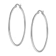 Stainless Steel Round Hoop Earrings