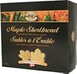 Maple Shortbread Cookies in Maple Shape and Made with Real Maple Syrup in a Maple Leaf Shape. Maple Shortbread Cookies in Maple Shape and Made with Real Maple Syrup in a Maple Leaf Shape.