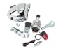 Generator Bullet Bike | Bicycle Light Set W/Visor Chrome