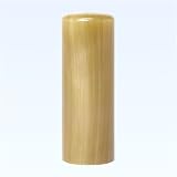 法人様ご印鑑 代表者印 寸胴タイプ オランダ水牛・純白(高級芯持) 21mm ケース無 上彫職人彫り