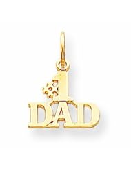 10K Gold #1 Dad Charm