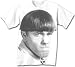 Search : Three 3 Stooges BIG MOE FACE Adult T-shirt Tee Shirt - WHITE