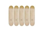 5 Pop-lite Natural Blank 8.25 Skateboard Pro Decks with Grip Tape Lot
