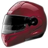 NOLAN N102 WINE CHERRY N-COM MOTORCYCLE Full-Face-Helmet