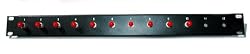 12 Port ST Fiber Patch Panel (loaded 1u) 19"