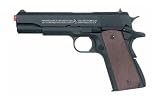 Soft Air Colt 1911 Spring Powered Pistol, Black/Brown
