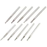 Buy 10pc HSS Sharp [H.S.S.] Burrs Solid Steel Tool Bits for Dremel