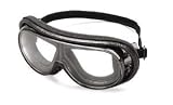 Crews RX Style Safety Goggles Clear, Anti-Fog, Rubber Strap