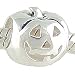 Petite Jack-O-Lantern Halloween Sterling Silver Bead for European Charm Bracelet