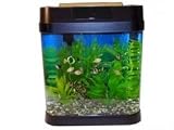 ECO-SCAPE 8GAL CONVEX FACE TANK W/POWER FILTRATION AND PC FLO LIGHT