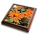 Field of Mexican Sunflowers Flower Photography Flowers - 8x8 Trivet With 6x6 Ceramic Tile