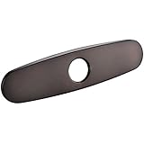 KES PTS-EP1-7 10-Inch Kitchen Sink Faucet Hole Cover Deck Plate Escutcheon, Oil Rubbed Bronze