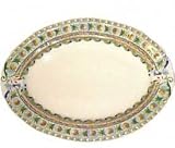 14.25 Raphael Oval Platter by Gien France
