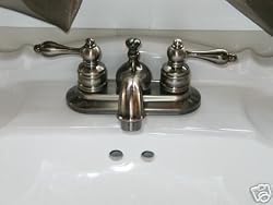 Banner 2 Handle Antique Brass Lavatory Faucet