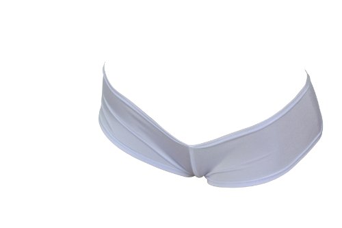 Brazilian Scrunchie Micro Booty Short (White)