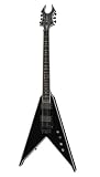 B.C. Rich DLXJRVO Deluxe Jr. V Electric Guitar Onyx Black