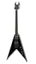 B.C. Rich DLXJRVO Deluxe Jr. V Electric Guitar Onyx Black