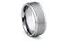 Tungsten Carbide Ring Satin High Polish Beveled edges 8mm