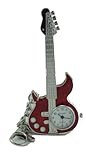 Varsales Guitar Keychain Watch 3776