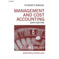 Management & Cost Accounting. Student's Manual