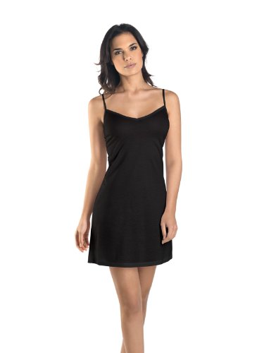 HANRO Damen Nachtw&auml;sche & Bademantel/ Negligee & Baby Doll  7099, Gr. 40 (S), Schwarz (bla Preisvergleich