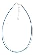 Necklace Cord For Pendants - D69 - Multi-Strand Cord - Stainless Steel with .925 Sterling Silver Ends - 16" + 2" Extension Chain - Teal Color