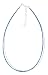 Necklace Cord For Pendants - D69 - Multi-Strand Cord - Stainless Steel with .925 Sterling Silver Ends - 16" + 2" Extension Chain - Teal Color